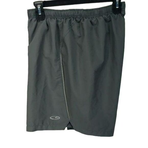 Champion Smoke Gray Elastic Waist Swim Trunks Shorts Size‎ Medium - Picture 1 of 8